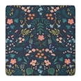 thumbnail image 1 of Pioneer Flower Floral Print Pattern Square Fitted Tablecloth with Elastic Edge,Square Table Cover,Washable Elastic Table Cover for Home Kitchen Party Decor 36"x36", 1 of 6