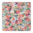 thumbnail image 1 of Pioneer Flower Floral Print Pattern Square Fitted Tablecloth with Elastic Edge,Square Table Cover,Washable Elastic Table Cover for Home Kitchen Party Decor 36"x36", 1 of 6