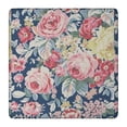 thumbnail image 1 of Pioneer Flower Floral Print Pattern Square Fitted Tablecloth with Elastic Edge,Square Table Cover,Washable Elastic Table Cover for Home Kitchen Party Decor 36"x36", 1 of 6