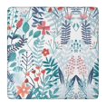 thumbnail image 1 of Pioneer Flower Floral Print Pattern Square Fitted Tablecloth with Elastic Edge,Square Table Cover,Washable Elastic Table Cover for Home Kitchen Party Decor 36"x36", 1 of 6