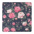 thumbnail image 1 of Pioneer Flower Floral Print Pattern Square Fitted Tablecloth with Elastic Edge,Square Table Cover,Washable Elastic Table Cover for Home Kitchen Party Decor 36"x36", 1 of 6