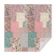 thumbnail image 1 of Pioneer Flower Floral Print Pattern Square Tablecloth,Waterproof Square Table Cover,Wipeable Spillproof Washable Table Cover for Home Kitchen Party Decor 60"x60"(152x152cm), 1 of 6