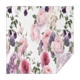 thumbnail image 1 of Pioneer Flower Floral Print Pattern Square Tablecloth,Waterproof Square Table Cover,Wipeable Spillproof Washable Table Cover for Home Kitchen Party Decor 60"x60"(152x152cm), 1 of 6