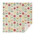thumbnail image 1 of Pioneer Flower Floral Print Pattern Square Tablecloth,Waterproof Square Table Cover,Wipeable Spillproof Washable Table Cover for Home Kitchen Party Decor 60"x60"(152x152cm), 1 of 6