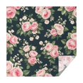 thumbnail image 1 of Pioneer Flower Floral Print Pattern Square Tablecloth,Waterproof Square Table Cover,Wipeable Spillproof Washable Table Cover for Home Kitchen Party Decor 42"X42"(107x107cm), 1 of 6