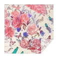 thumbnail image 1 of Pioneer Flower Floral Print Pattern Square Tablecloth,Waterproof Square Table Cover,Wipeable Spillproof Washable Table Cover for Home Kitchen Party Decor 60"x60"(152x152cm), 1 of 6