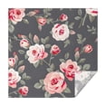 thumbnail image 1 of Pioneer Flower Floral Print Pattern Square Tablecloth,Waterproof Square Table Cover,Wipeable Spillproof Washable Table Cover for Home Kitchen Party Decor 52"x52"(132x132cm), 1 of 6