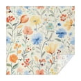 thumbnail image 1 of Pioneer Flower Floral Print Pattern Square Tablecloth,Waterproof Square Table Cover,Wipeable Spillproof Washable Table Cover for Home Kitchen Party Decor 42"X42"(107x107cm), 1 of 6