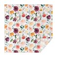 thumbnail image 1 of Pioneer Flower Floral Print Pattern Square Tablecloth,Waterproof Square Table Cover,Wipeable Spillproof Washable Table Cover for Home Kitchen Party Decor 42"X42"(107x107cm), 1 of 6