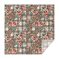 thumbnail image 1 of Pioneer Flower Floral Print Pattern Square Tablecloth,Waterproof Square Table Cover,Wipeable Spillproof Washable Table Cover for Home Kitchen Party Decor 42"X42"(107x107cm), 1 of 6