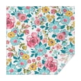 thumbnail image 1 of Pioneer Flower Floral Print Pattern Square Tablecloth,Waterproof Square Table Cover,Wipeable Spillproof Washable Table Cover for Home Kitchen Party Decor 42"X42"(107x107cm), 1 of 6