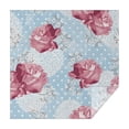thumbnail image 1 of Pioneer Flower Floral Print Pattern Square Tablecloth,Waterproof Square Table Cover,Wipeable Spillproof Washable Table Cover for Home Kitchen Party Decor 60"x60"(152x152cm), 1 of 6