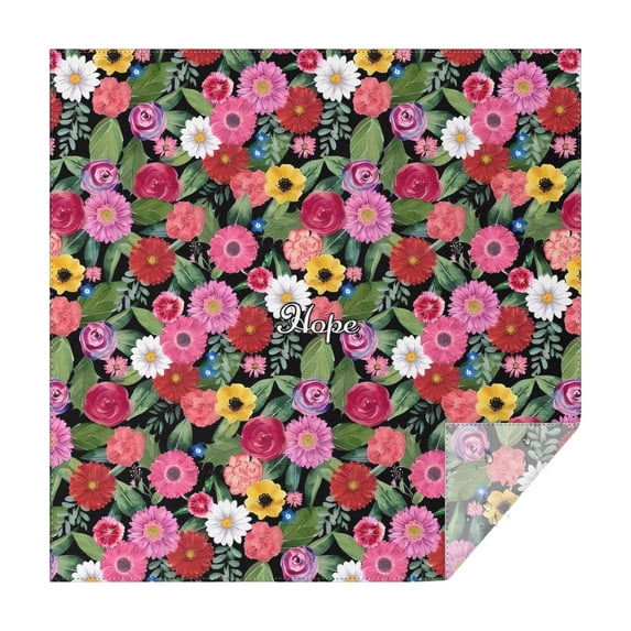 Pioneer Flower Floral Print Pattern Square Tablecloth,Waterproof Square Table Cover,Wipeable Spillproof Washable Table Cover for Home Kitchen Party Decor 42"X42"(107x107cm)