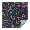 thumbnail image 1 of Pioneer Flower Floral Print Pattern Square Tablecloth,Waterproof Square Table Cover,Wipeable Spillproof Washable Table Cover for Home Kitchen Party Decor 42"X42"(107x107cm), 1 of 6