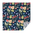 thumbnail image 1 of Pioneer Flower Floral Print Pattern Square Tablecloth,Waterproof Square Table Cover,Wipeable Spillproof Washable Table Cover for Home Kitchen Party Decor 60"x60"(152x152cm), 1 of 6