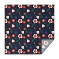 thumbnail image 1 of Pioneer Flower Floral Print Pattern Square Tablecloth,Waterproof Square Table Cover,Wipeable Spillproof Washable Table Cover for Home Kitchen Party Decor 42"X42"(107x107cm), 1 of 6
