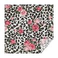 thumbnail image 1 of Pioneer Flower Floral Print Pattern Square Tablecloth,Waterproof Square Table Cover,Wipeable Spillproof Washable Table Cover for Home Kitchen Party Decor 60"x60"(152x152cm), 1 of 6