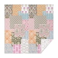 thumbnail image 1 of Pioneer Flower Floral Print Pattern Square Tablecloth,Waterproof Square Table Cover,Wipeable Spillproof Washable Table Cover for Home Kitchen Party Decor 42"X42"(107x107cm), 1 of 6