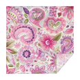 thumbnail image 1 of Pioneer Flower Floral Print Pattern Square Tablecloth,Waterproof Square Table Cover,Wipeable Spillproof Washable Table Cover for Home Kitchen Party Decor 42"X42"(107x107cm), 1 of 6