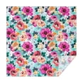 thumbnail image 1 of Pioneer Flower Floral Print Pattern Square Tablecloth,Waterproof Square Table Cover,Wipeable Spillproof Washable Table Cover for Home Kitchen Party Decor 60"x60"(152x152cm), 1 of 6