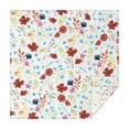 thumbnail image 1 of Pioneer Flower Floral Print Pattern Square Tablecloth,Waterproof Square Table Cover,Wipeable Spillproof Washable Table Cover for Home Kitchen Party Decor 42"X42"(107x107cm), 1 of 6