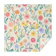 thumbnail image 1 of Pioneer Flower Floral Print Pattern Square Tablecloth,Waterproof Square Table Cover,Wipeable Spillproof Washable Table Cover for Home Kitchen Party Decor 42"X42"(107x107cm), 1 of 6