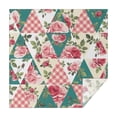 thumbnail image 1 of Pioneer Flower Floral Print Pattern Square Tablecloth,Waterproof Square Table Cover,Wipeable Spillproof Washable Table Cover for Home Kitchen Party Decor 42"X42"(107x107cm), 1 of 6