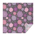 thumbnail image 1 of Pioneer Flower Floral Print Pattern Square Tablecloth,Waterproof Square Table Cover,Wipeable Spillproof Washable Table Cover for Home Kitchen Party Decor 42"X42"(107x107cm), 1 of 6