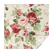 Pioneer Flower Floral Print Pattern Square Tablecloth,Waterproof Square Table Cover,Wipeable Spillproof Washable Table Cover for Home Kitchen Party Decor 42"X42"(107x107cm)