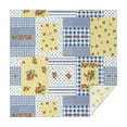 thumbnail image 1 of Pioneer Flower Floral Print Pattern Square Tablecloth,Waterproof Square Table Cover,Wipeable Spillproof Washable Table Cover for Home Kitchen Party Decor 52"x52"(132x132cm), 1 of 6