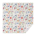 thumbnail image 1 of Pioneer Flower Floral Print Pattern Square Tablecloth,Waterproof Square Table Cover,Wipeable Spillproof Washable Table Cover for Home Kitchen Party Decor 60"x60"(152x152cm), 1 of 6