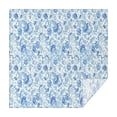 thumbnail image 1 of Pioneer Flower Floral Print Pattern Square Tablecloth,Waterproof Square Table Cover,Wipeable Spillproof Washable Table Cover for Home Kitchen Party Decor 42"X42"(107x107cm), 1 of 6