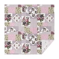 thumbnail image 1 of Pioneer Flower Floral Print Pattern Square Tablecloth,Waterproof Square Table Cover,Wipeable Spillproof Washable Table Cover for Home Kitchen Party Decor 42"X42"(107x107cm), 1 of 6