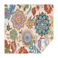 thumbnail image 1 of Pioneer Flower Floral Print Pattern Square Tablecloth,Waterproof Square Table Cover,Wipeable Spillproof Washable Table Cover for Home Kitchen Party Decor 42"X42"(107x107cm), 1 of 6