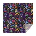 thumbnail image 1 of Pioneer Flower Floral Print Pattern Square Tablecloth,Waterproof Square Table Cover,Wipeable Spillproof Washable Table Cover for Home Kitchen Party Decor 42"X42"(107x107cm), 1 of 6