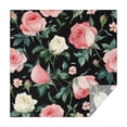 thumbnail image 1 of Pioneer Flower Floral Print Pattern Square Tablecloth,Waterproof Square Table Cover,Wipeable Spillproof Washable Table Cover for Home Kitchen Party Decor 52"x52"(132x132cm), 1 of 6