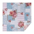 thumbnail image 1 of Pioneer Flower Floral Print Pattern Square Tablecloth,Waterproof Square Table Cover,Wipeable Spillproof Washable Table Cover for Home Kitchen Party Decor 42"X42"(107x107cm), 1 of 6