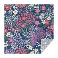 thumbnail image 1 of Pioneer Flower Floral Print Pattern Square Tablecloth,Waterproof Square Table Cover,Wipeable Spillproof Washable Table Cover for Home Kitchen Party Decor 42"X42"(107x107cm), 1 of 6