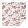 thumbnail image 1 of Pioneer Flower Floral Print Pattern Square Tablecloth,Waterproof Square Table Cover,Wipeable Spillproof Washable Table Cover for Home Kitchen Party Decor 60"x60"(152x152cm), 1 of 6