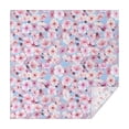 thumbnail image 1 of Pioneer Flower Floral Print Pattern Square Tablecloth,Waterproof Square Table Cover,Wipeable Spillproof Washable Table Cover for Home Kitchen Party Decor 52"x52"(132x132cm), 1 of 6