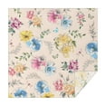 thumbnail image 1 of Pioneer Flower Floral Print Pattern Square Tablecloth,Waterproof Square Table Cover,Wipeable Spillproof Washable Table Cover for Home Kitchen Party Decor 52"x52"(132x132cm), 1 of 6
