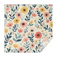 thumbnail image 1 of Pioneer Flower Floral Print Pattern Square Tablecloth,Waterproof Square Table Cover,Wipeable Spillproof Washable Table Cover for Home Kitchen Party Decor 42"X42"(107x107cm), 1 of 6