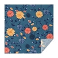 thumbnail image 1 of Pioneer Flower Floral Print Pattern Square Tablecloth,Waterproof Square Table Cover,Wipeable Spillproof Washable Table Cover for Home Kitchen Party Decor 52"x52"(132x132cm), 1 of 6