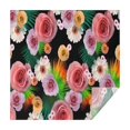 thumbnail image 1 of Pioneer Flower Floral Print Pattern Square Tablecloth,Waterproof Square Table Cover,Wipeable Spillproof Washable Table Cover for Home Kitchen Party Decor 60"x60"(152x152cm), 1 of 6