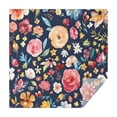 thumbnail image 1 of Pioneer Flower Floral Print Pattern Square Tablecloth,Waterproof Square Table Cover,Wipeable Spillproof Washable Table Cover for Home Kitchen Party Decor 52"x52"(132x132cm), 1 of 6