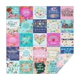 thumbnail image 1 of Pioneer Flower Floral Print Pattern Square Tablecloth,Waterproof Square Table Cover,Wipeable Spillproof Washable Table Cover for Home Kitchen Party Decor 42"X42"(107x107cm), 1 of 6