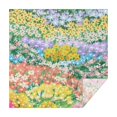 thumbnail image 1 of Pioneer Flower Floral Print Pattern Square Tablecloth,Waterproof Square Table Cover,Wipeable Spillproof Washable Table Cover for Home Kitchen Party Decor 42"X42"(107x107cm), 1 of 6