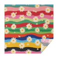 thumbnail image 1 of Pioneer Flower Floral Print Pattern Square Tablecloth,Waterproof Square Table Cover,Wipeable Spillproof Washable Table Cover for Home Kitchen Party Decor 60"x60"(152x152cm), 1 of 6