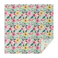 thumbnail image 1 of Pioneer Flower Floral Print Pattern Square Tablecloth,Waterproof Square Table Cover,Wipeable Spillproof Washable Table Cover for Home Kitchen Party Decor 60"x60"(152x152cm), 1 of 6