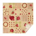 thumbnail image 1 of Pioneer Flower Floral Print Pattern Square Tablecloth,Waterproof Square Table Cover,Wipeable Spillproof Washable Table Cover for Home Kitchen Party Decor 42"X42"(107x107cm), 1 of 6